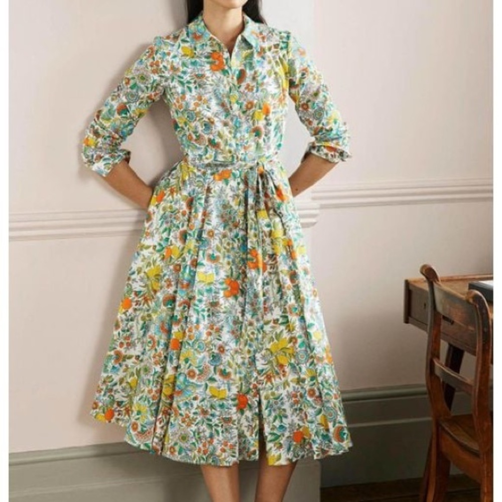 Boden Kitty Midi Shirt Dress | US 6